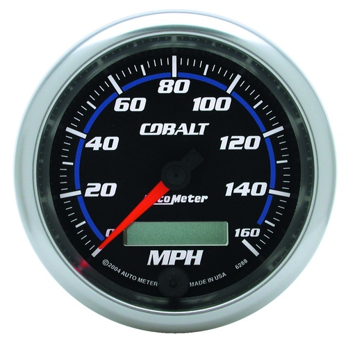 3-3/8" Drehzahlmesser, 0-160 Mph, Cobalt