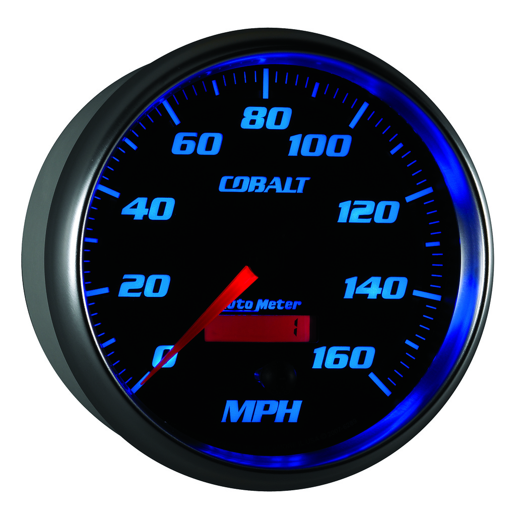 5" Drehzahlmesser, 0-160 Mph, Cobalt
