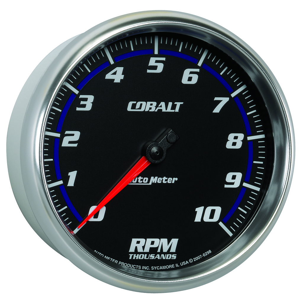 5" In-Dash Drehzahlmesser, 0-10,000 Rpm, Cobalt