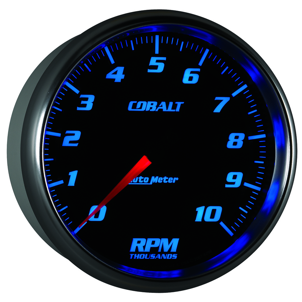 5" In-Dash Drehzahlmesser, 0-10,000 Rpm, Cobalt