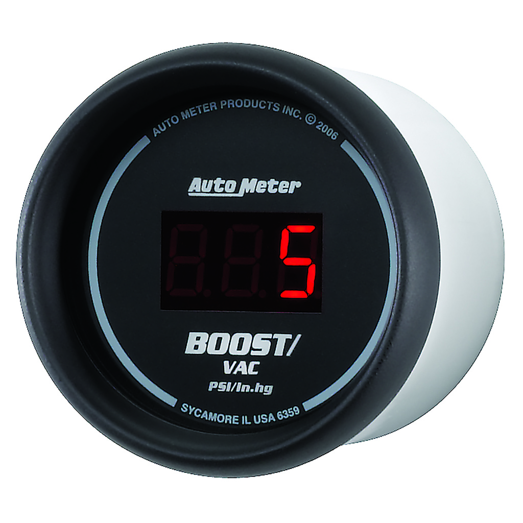 2-1/16" Boost/Vakuum, 30 In Hg/30 Psi, Sport-Comp Digital