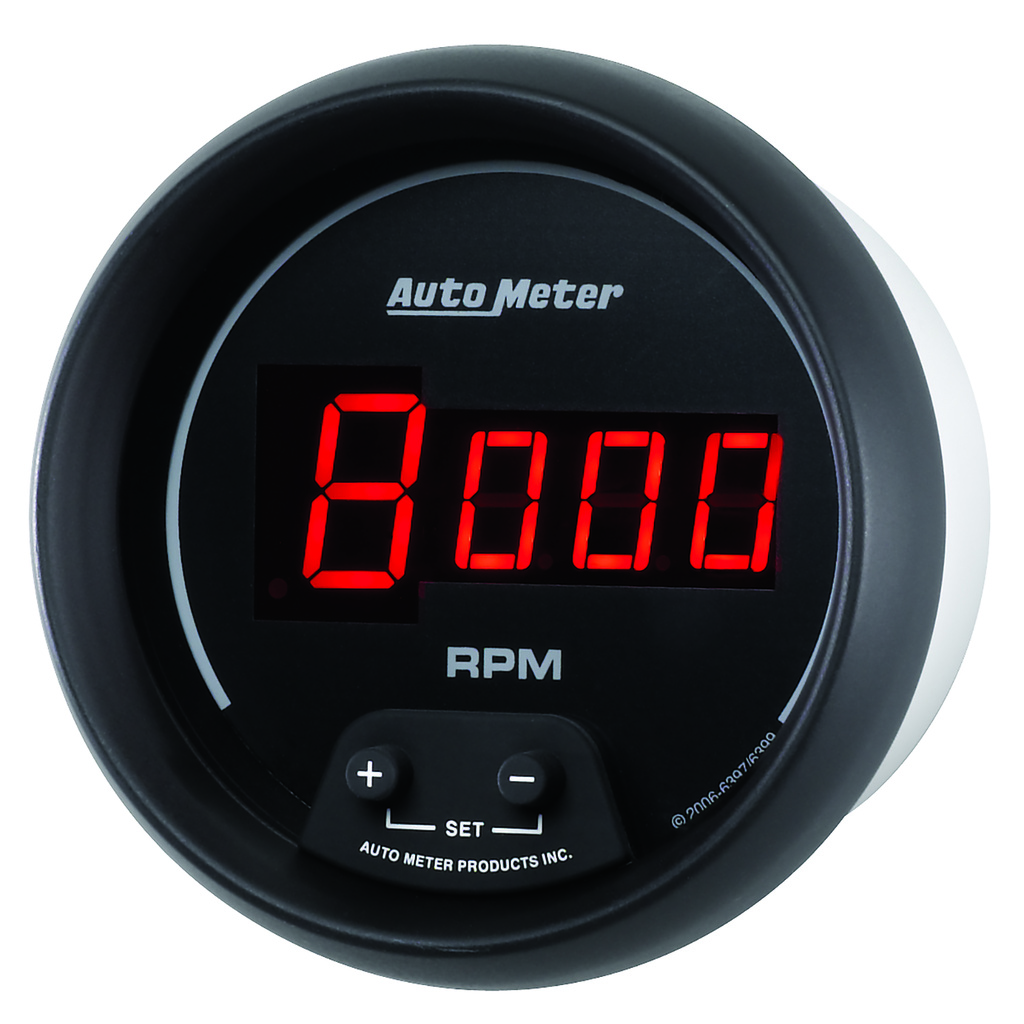 3-3/8" In-Dash Drehzahlmesser, 0-10,000 Rpm, Sport-Comp Digital