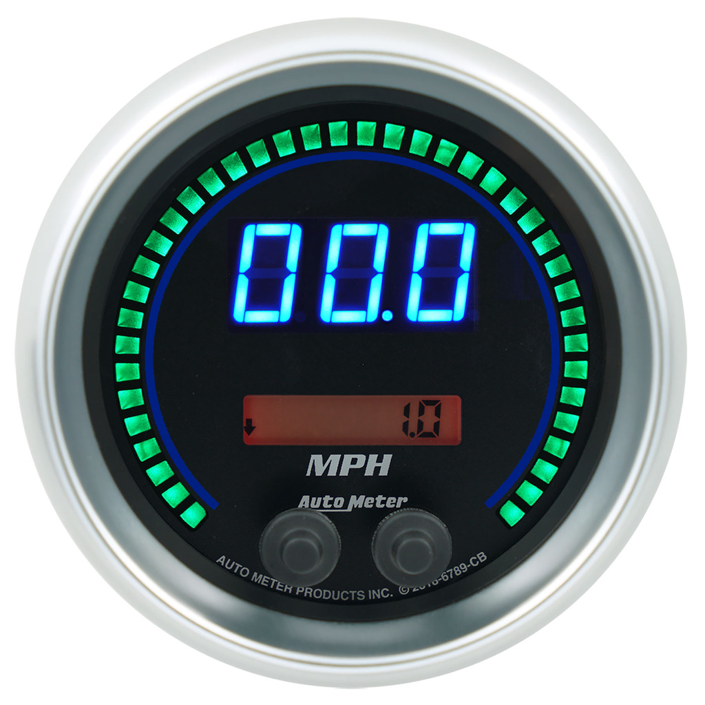 3-3/8" Drehzahlmesser 260 Mph / 260 Km/H Elec. Programmable, Cobalt Elite Digital