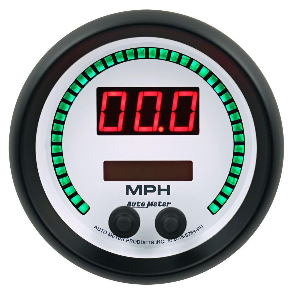 3-3/8" Drehzahlmesser 260 Mph / 260 Km/H Elec. Programmable, Phantom Elite Digital