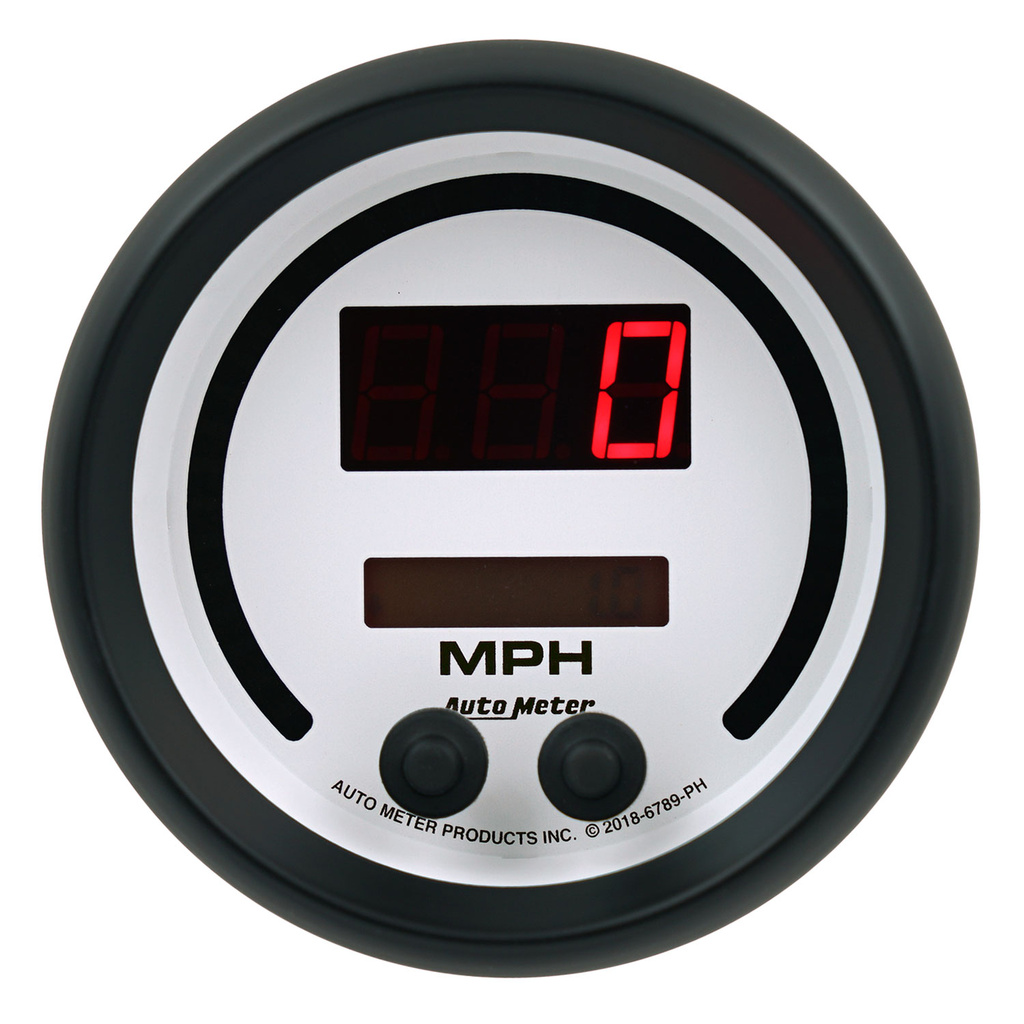 3-3/8" Drehzahlmesser 260 Mph / 260 Km/H Elec. Programmable, Phantom Elite Digital