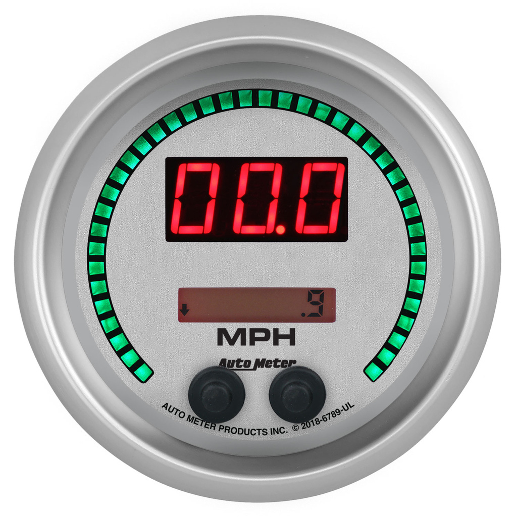 3-3/8" Drehzahlmesser 260 Mph / 260 Km/H Elec. Programmable, Ultra-Lite Elite Digital