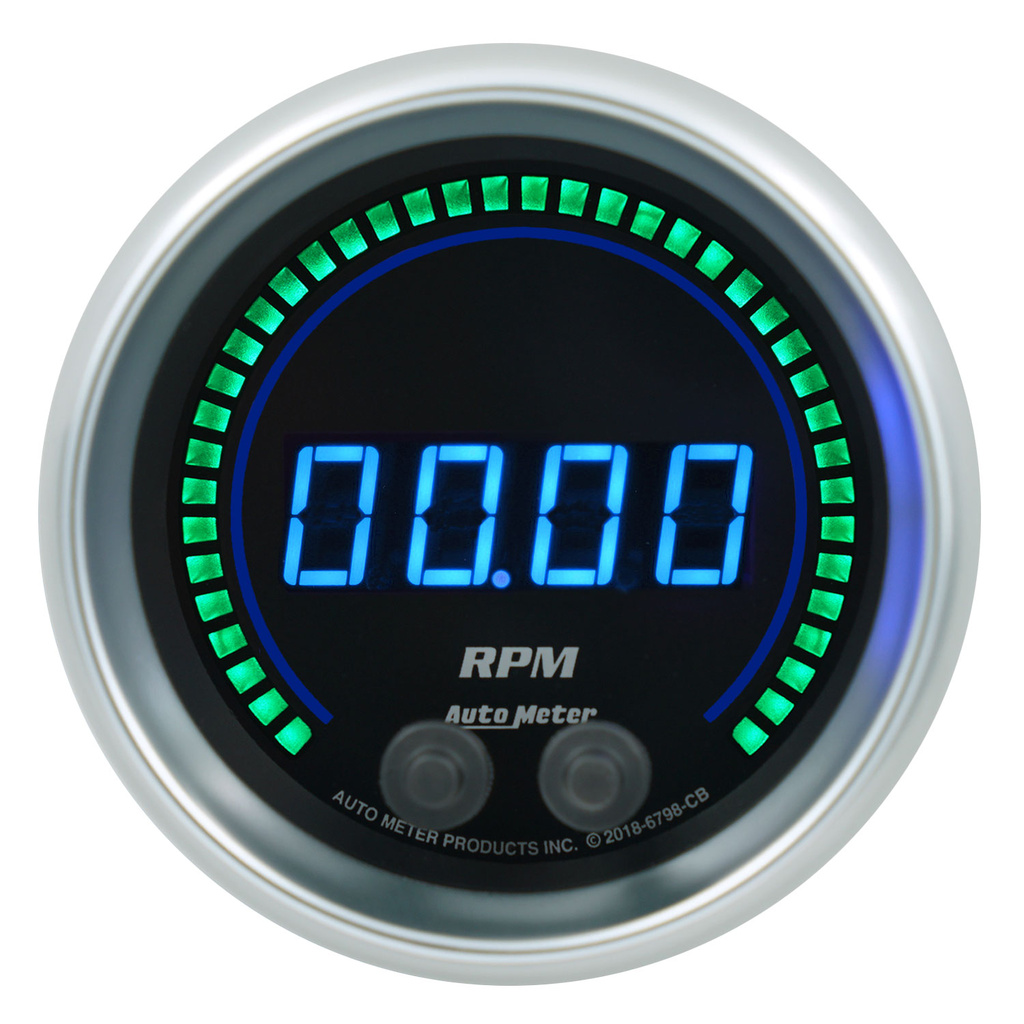 3-3/8" Drehzahlmesser, 0-16k Rpm, In-Dash, Cobalt Elite Digital