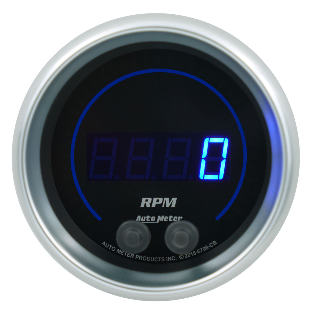 3-3/8" Drehzahlmesser, 0-16k Rpm, In-Dash, Cobalt Elite Digital