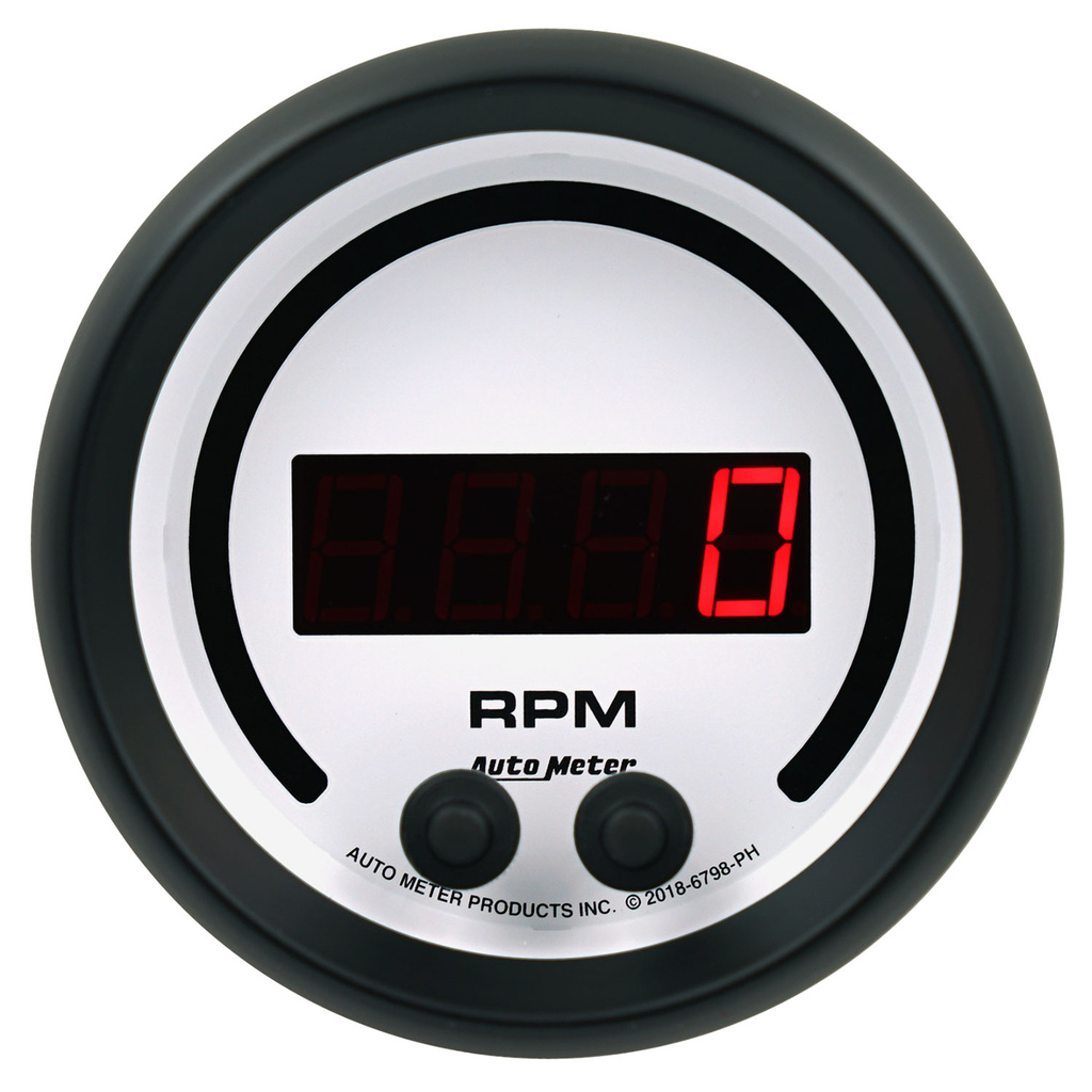 3-3/8" Drehzahlmesser, 0-16k Rpm, In-Dash, Phantom Elite Digital