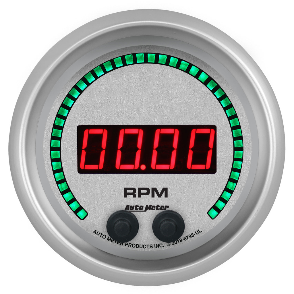3-3/8" Drehzahlmesser, 0-16k Rpm, In-Dash, Ultra-Lite Elite Digital