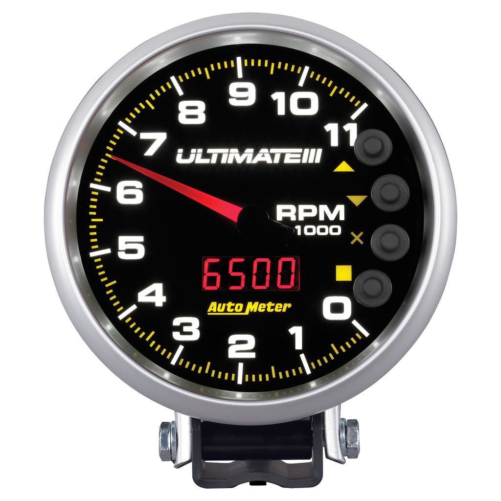 5" Drehzahlmesser, 0-11,000 Rpm, Sockel, Ultimate Iii Playback, Black