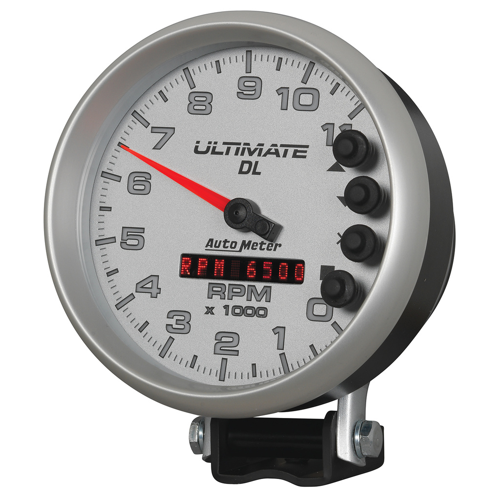 5" Drehzahlmesser, 0-11,000 Rpm, Sockel, Ultimate Dl Playback, Silver