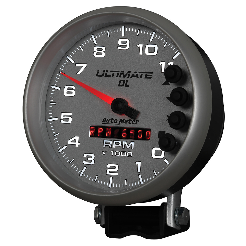 5" Drehzahlmesser, 0-11,000 Rpm, Sockel, Ultimate Dl Playback, Silver