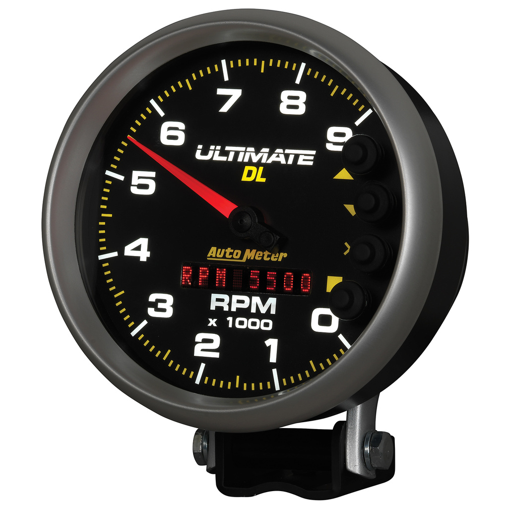 5" Drehzahlmesser, 0-9000 Rpm, Sockel, Ultimate Dl Playback, Black