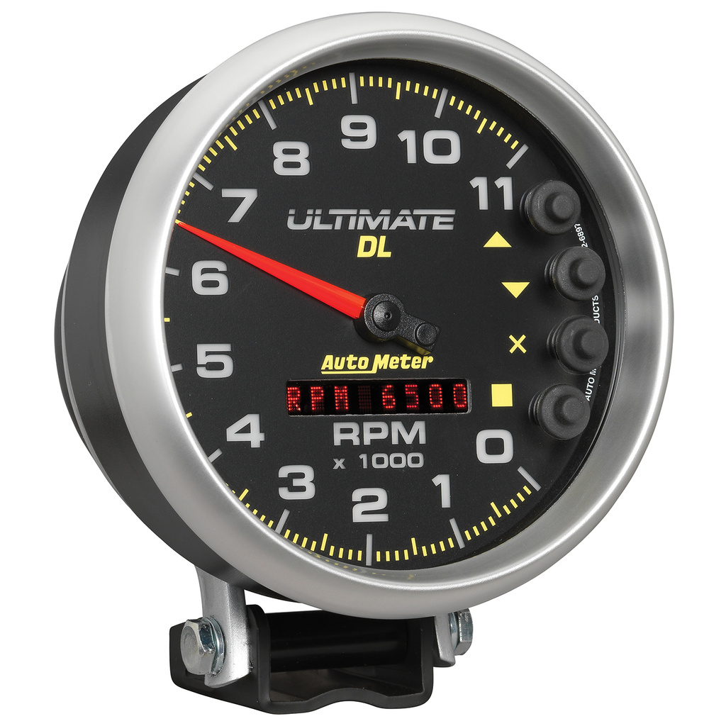 5" Drehzahlmesser, 0-11,000 Rpm, Sockel, Ultimate Dl Playback, Black