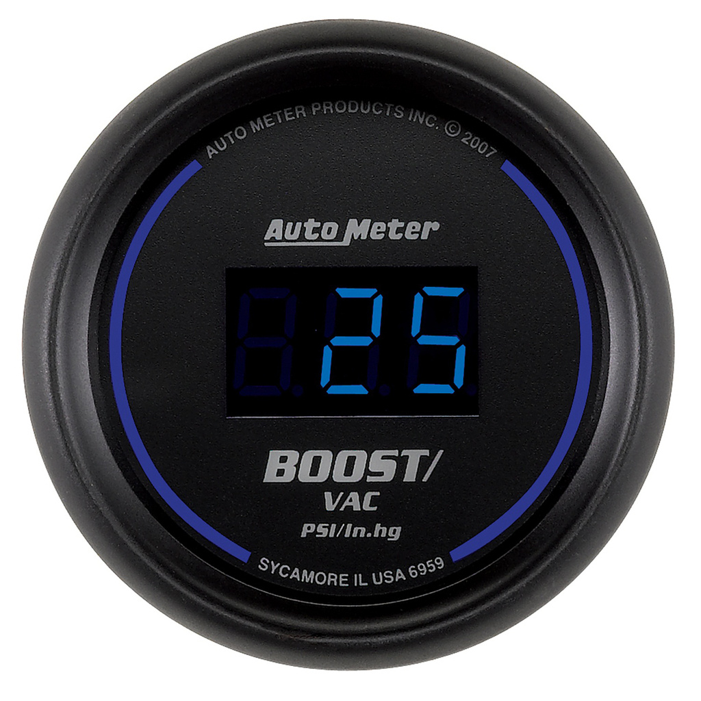 2-1/16" Boost/Vakuum, 30 In Hg/30 Psi, Cobalt Digital