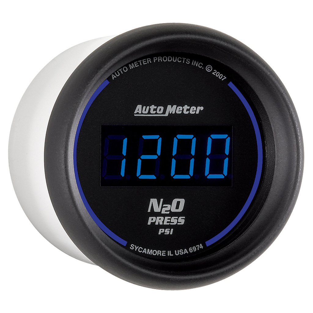 2-1/16" Nitrous Druck, 0-1600 Psi, Cobalt Digital