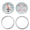 2 Gauge Direct Fit Dash Kit, Chevy Truck 47-53, 2 Gauge,  Arctic White