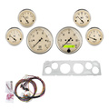6-Instrumente Direktmontage-Armaturenbrett-Kit, Chevy Truck 64-66, Antique Beige