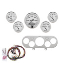 5-Instrumente Direktmontage-Armaturenbrett-Kit, Nova 62-65, Old Tyme White