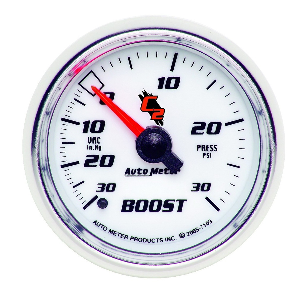 2-1/16" Boost/Vakuum, 30 In Hg/30 Psi, C2