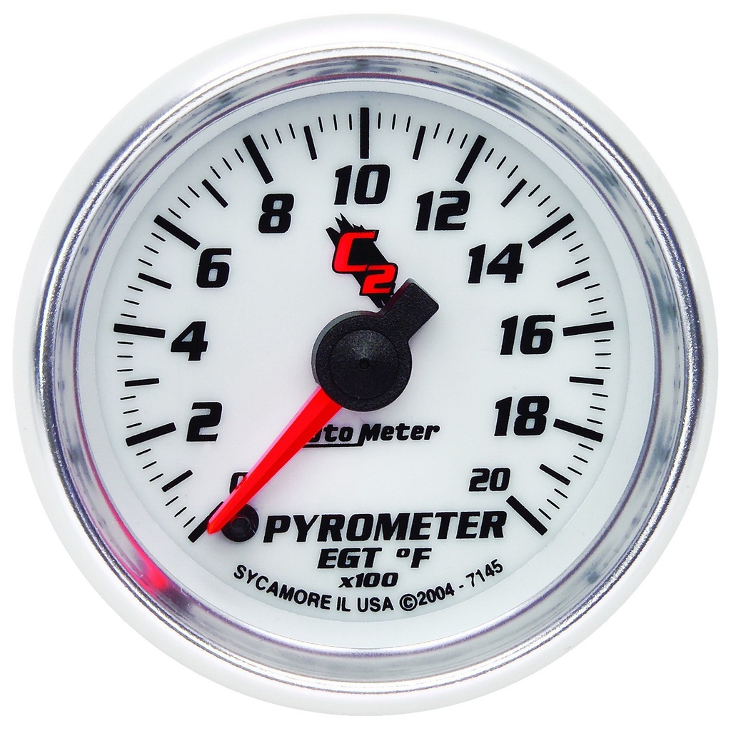 2-1/16" Pyrometer, 0-2000 °F, C2