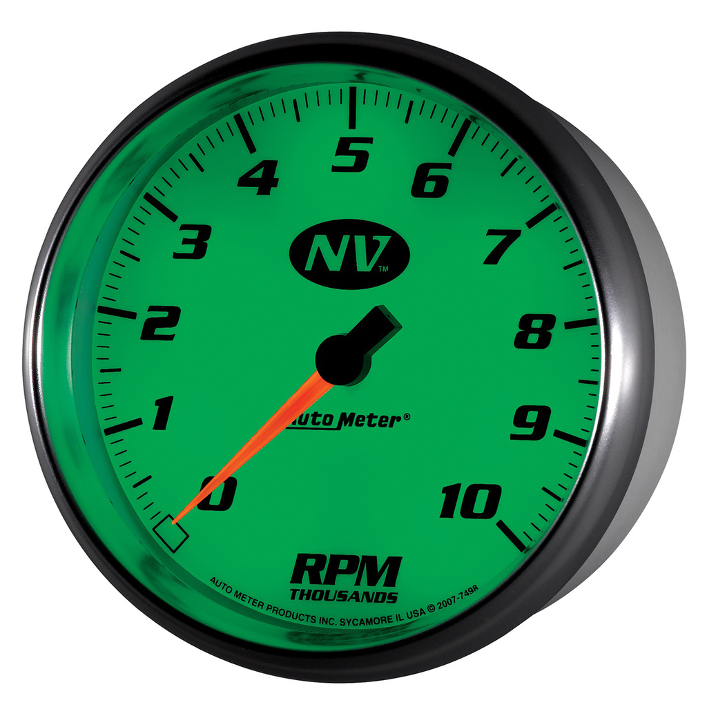 5" In-Dash Drehzahlmesser, 0-10,000 Rpm, Nv