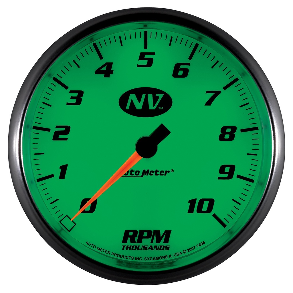 5" In-Dash Drehzahlmesser, 0-10,000 Rpm, Nv