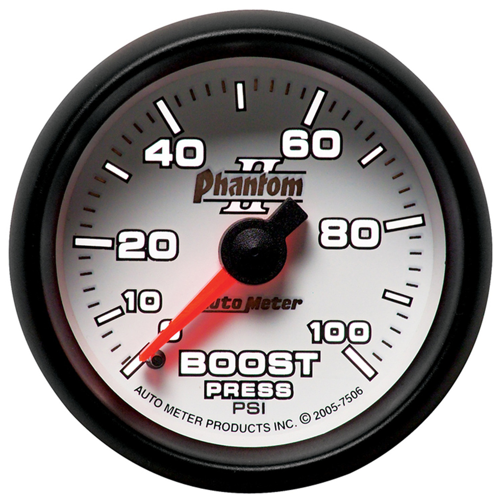 2-1/16" Boost, 0-100 Psi, Phantom Ii