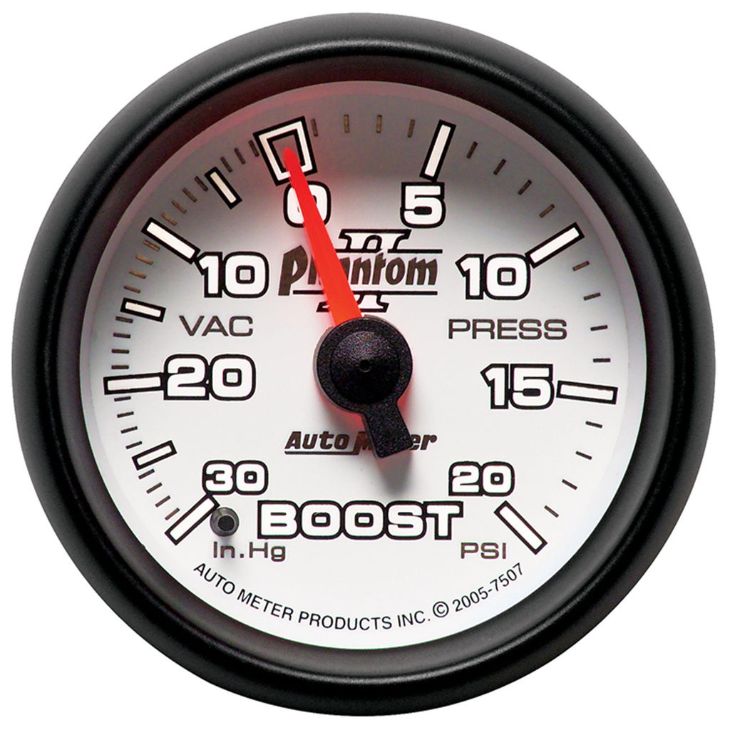 2-1/16" Boost/Vakuum, 30 In Hg/20 Psi, Phantom Ii