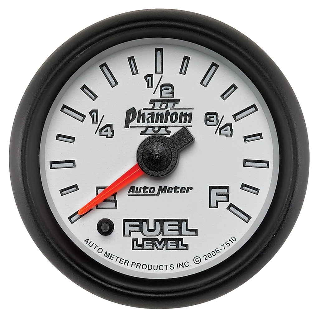 2-1/16" Kraftstoffstand, Programmable 0-280 Ω, Phantom Ii