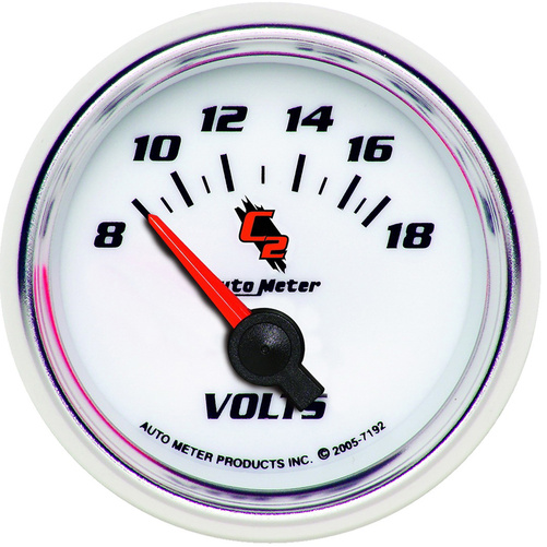 2-1/16" Voltmeter, 8-18v, C2
