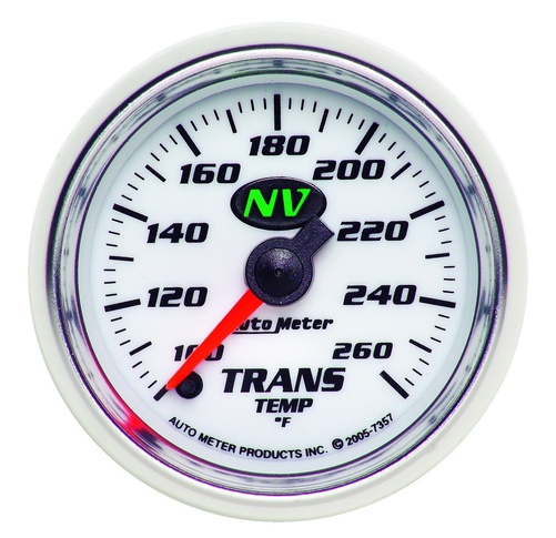 2-1/16" Getriebetemperatur, 100-260 °F, Nv