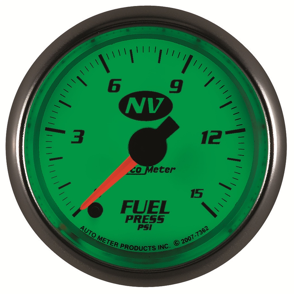 2-1/16" Kraftstoffdruck, 0-15 Psi, Nv
