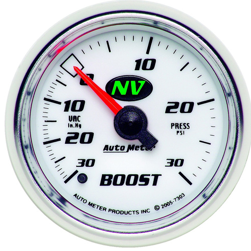 2-1/16" Boost/Vakuum, 30 In Hg/30 Psi, Nv