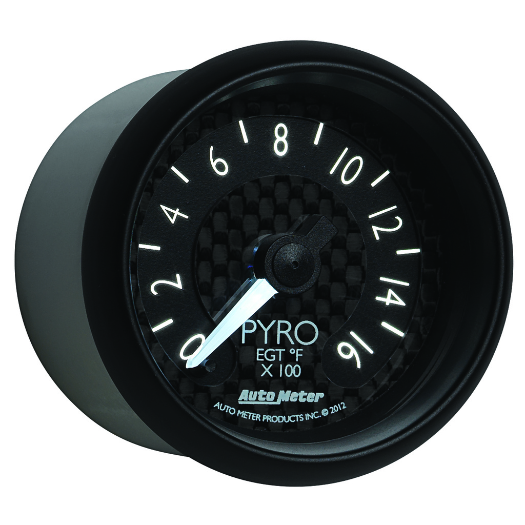 2-1/16" Pyrometer, 0-1600 °F, Gt