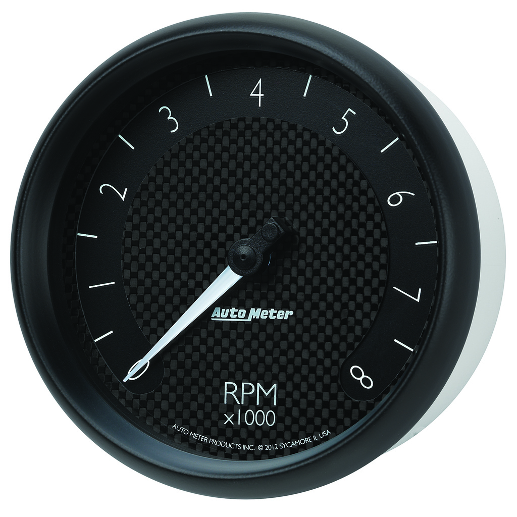 5" In-Dash Drehzahlmesser, 0-8,000 Rpm, Gt