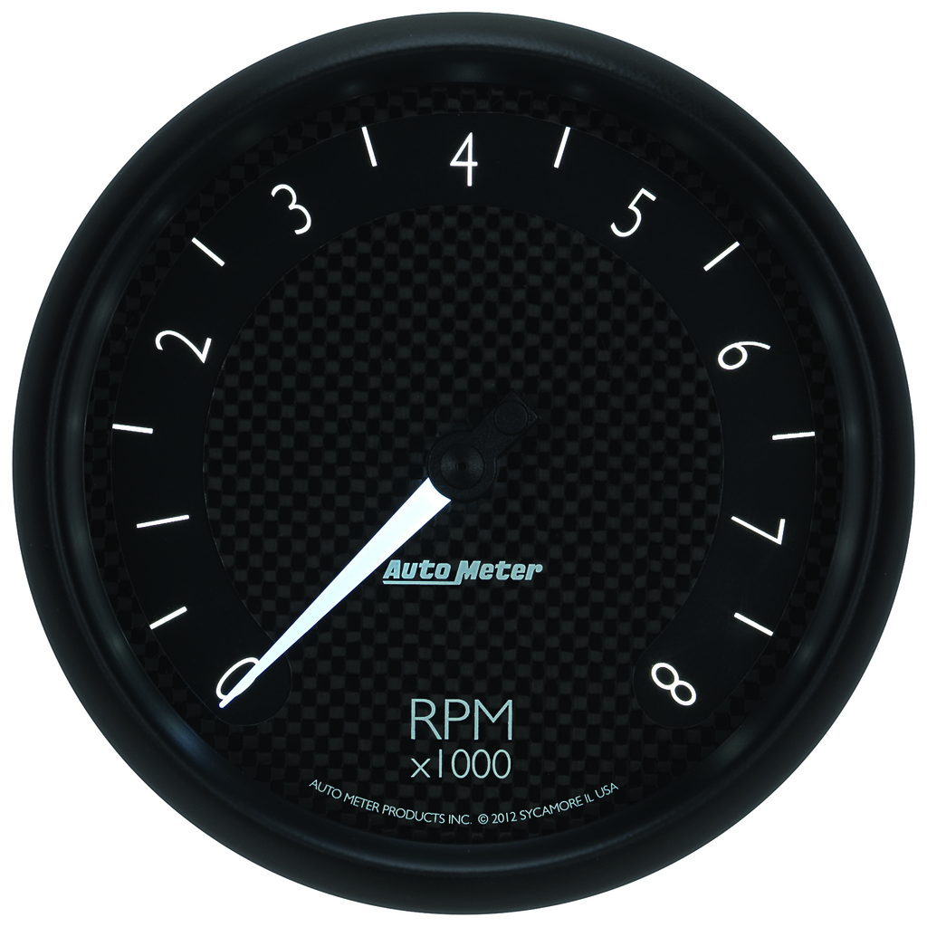 5" In-Dash Drehzahlmesser, 0-8,000 Rpm, Gt