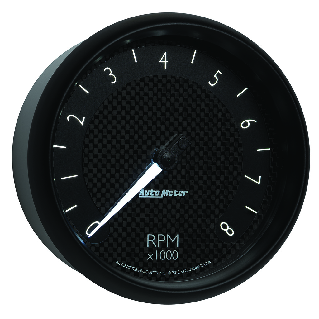 5" In-Dash Drehzahlmesser, 0-8,000 Rpm, Gt