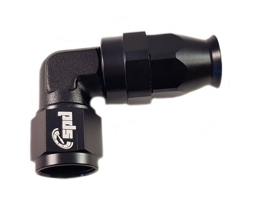 AN12 Schlauchende Ende 90° Geschmückter PTFE