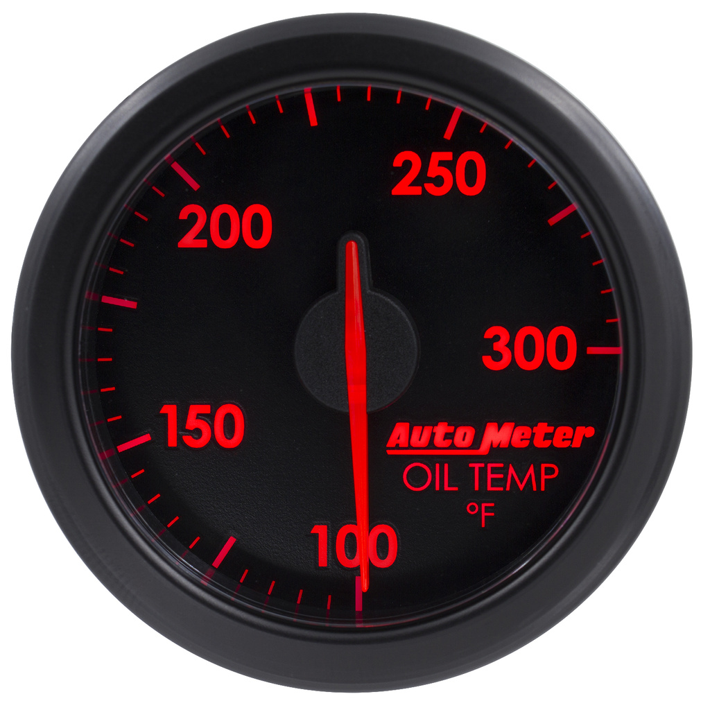 2-1/16" Öltemperatur, 100-300`F, Airdrive, Black