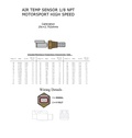 Einlasslufttemperatursensor 1/8 "NPT (IAT)