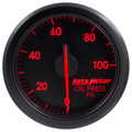 2-1/16" Öldruck, 0-100 Psi, Airdrive, Black
