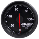 2-1/16" Öldruck, 0-100 Psi, Airdrive, Black