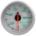 2-1/16" Öldruck, 0-100 Psi, Airdrive, Silver