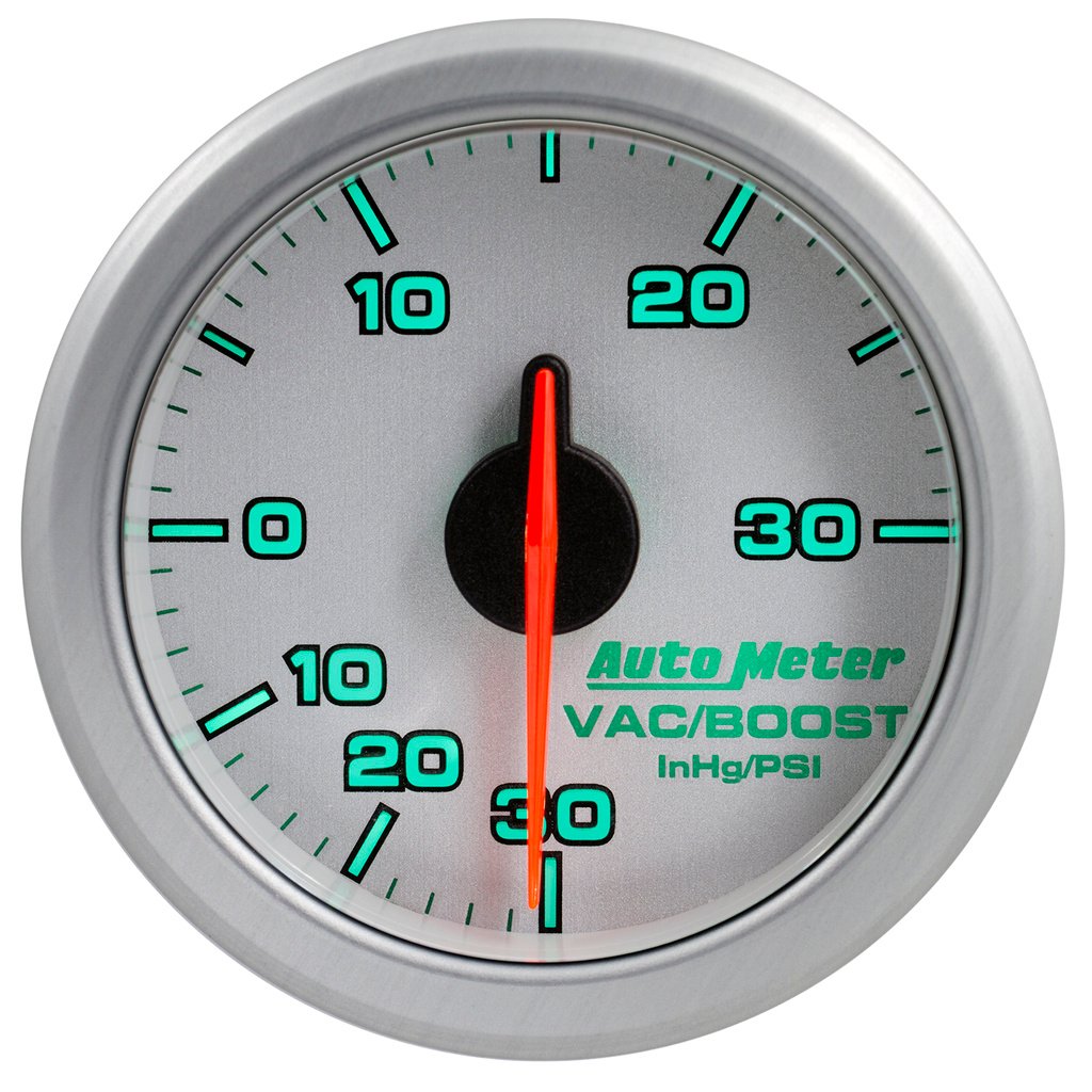 2-1/16" Boost/Vac, 30 In Hg/30 Psi, Airdrive, Silver