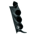Pillar Kit, 0-35 Psi/0-2000 °F/100-300 °F, 01-07 Gm Full-Size Truck, W/O Speaker, Spek-Pro, Black Dial, Black Bezel, Flat Antiglare Lens