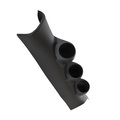 A-Pillar, Full, Triple, 2-1/16", Silverado/Sierra 14+