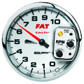 5" Drehzahlmesser, 0-10,000 Rpm, White, Pro-Cycle