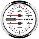 5" Direct Fit Drehzahlmesser/Drehzahlmesser Combo, 8k Rpm/120 Mph, White, Pro-Cycle
